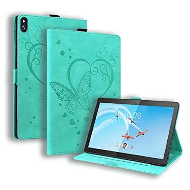 Imagem de Acessórios para tablets Para Lenovo Tab M10 10,1 polegadas Love Butterfly Padrive Horizontal Flip Leather Case com suporte