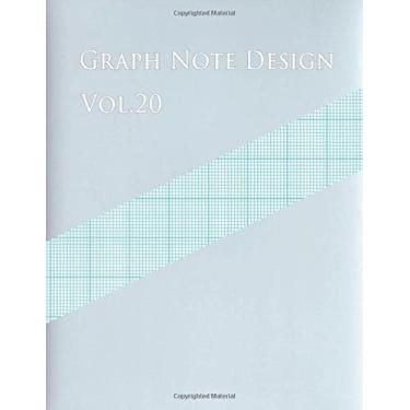 Imagem de Graph Note Design Vol.20: Graph Paper with twelve lines per inch and heavy index lines on letter-sized paper 144 Squares/Inch,100 pages (Large, 8.5 x ... every inch plus heavy index lines every inch