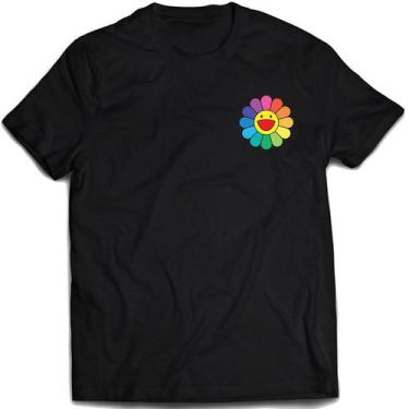 Imagem de Camiseta Girassol Lgbt De Bolso Camisa Gay Pride Good Vibes - Mago Das