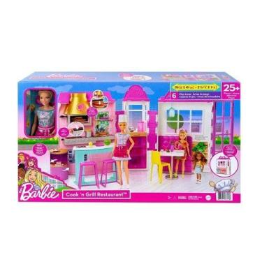 Imagem de Barbie - Restaurante Cook'n Grill  Com Boneca Barbie - Mattel