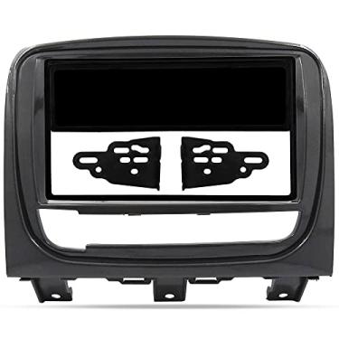 Imagem de Moldura 1 Din Autoplast Fiat Palio Weekend, Strada Adventure, Siena EL 2013 a 2014 Grafite