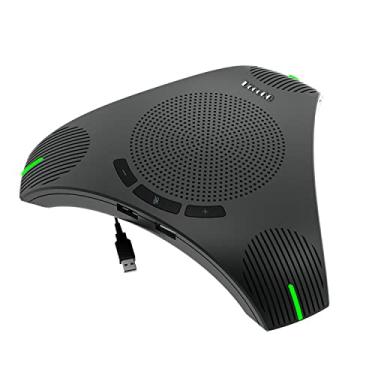 Imagem de Microfone UcooQQ USB Viva-voz para 8 a 10 pessoas, Conferência de Negócios, Microfone Omnidirecional 360 para Skype Business do Microsoft Lync, Chamadas VoIP, Webinar, Telefone, Call Center, Gravação