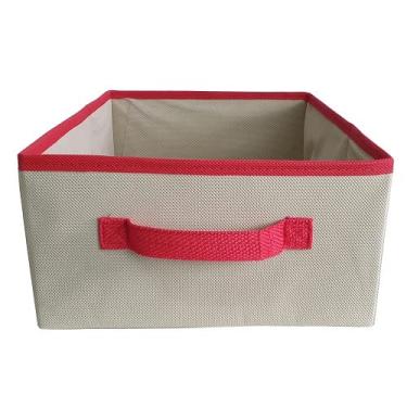 Imagem de Caixa Organizadora 28x15x38cm - com alça (vermelho)