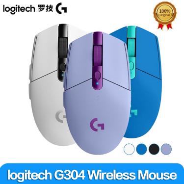 Imagem de Logitech g304 g305 mouse sem fio 6 botões programáveis usb herói sensor 12000dpi ajustável jogos de