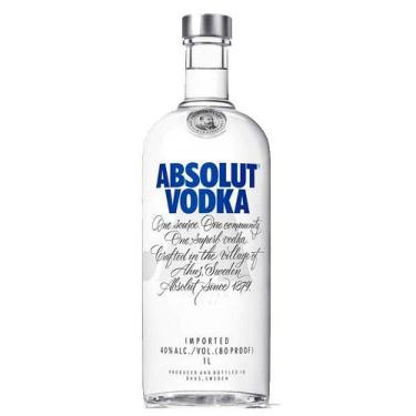 Imagem de Vodka Importada Absolut Original 1 Litro