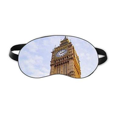 Imagem de Big Ben Blue Sky White Clouds Sleep Eye Shield Soft Night Vlindfold Shade Cover