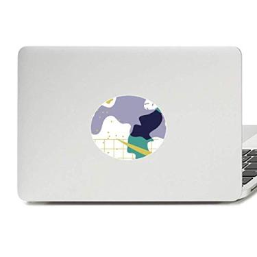 Imagem de Treliça abstrata arte padrão vinil emblema gráfico laptop adesivo notebook decalque