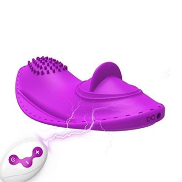 Imagem de Vibrador Controle Remoto Sem Fio Estimulador Duplo Clitóris Feminino Brinquedos Sexuais Zatla Shop (Roxo)