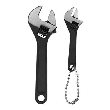 Imagem de 2 peças de chave inglesa ajustável universal, ferramenta de mão, ferramenta útil