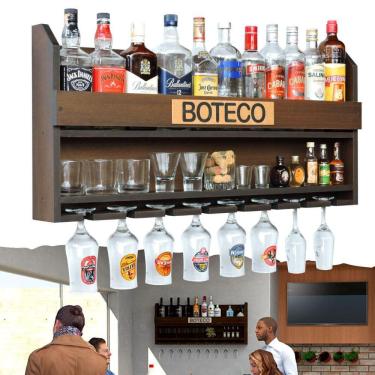 Imagem de Bar Barzinho  Adega Parede: Espaço otimizado, bebidas organizadas! 