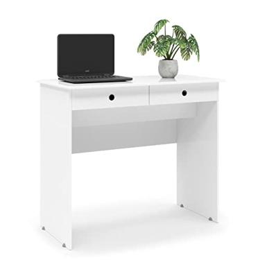 Imagem de Mesa para Computador/Escrivaninha 2 Gavetas Branco