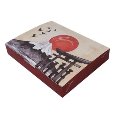 Imagem de Caixa para Delivery Comida Japonesa Sushi Combinado Oriental - Embalagem Delivery Envio Ifood Oriental N3-50un