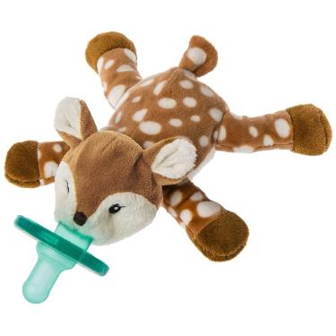 Imagem de Mary Meyer WubbaNub Brinquedo Macio e Chupeta Infantil, Amber Fawn