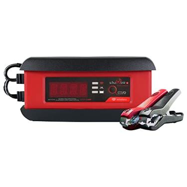 Imagem de Schumacher Carregador e suporte de bateria sem fio totalmente automático SC1366 - 3 Amp, 6V/12V - para motocicletas, carros, trator de grama e baterias esportivas elétricas