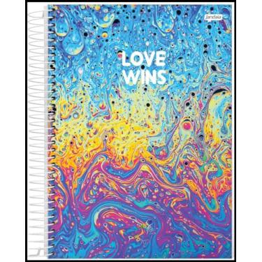 Imagem de jandaia Kit de Cadernos, Universitário, 10 Matérias, Capa Dura, Energy Color, 160 Folhas, Pacote com 4, 69920