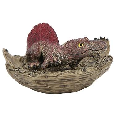 Imagem de Modelo de filhote de dinossauro, dinossauros de plástico figura de dinossauro para jardim de infância em casa (covil de filhotes de espinossauro)