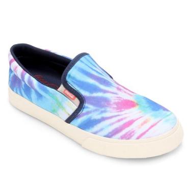 Imagem de Tênis Coca-Cola Slip On Iate Tie Dye Feminino