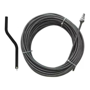 Imagem de Desentupidor Manual 15m Mola de Aço 15 Metros Ralo Pia Cano Calha Bestfer BFH2301