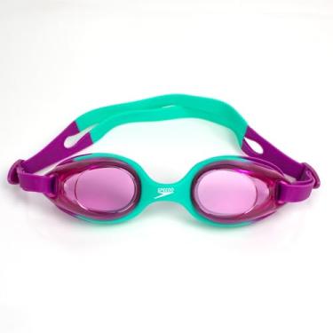 Imagem de Óculos Natação Speedo Jr Olympic Infantil Antiembaçante e Proteção UV (acqua lilás)
