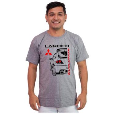 Imagem de Camiseta Masculina Algodão Carros Esportivos Lancer Evo - Atelier Do S