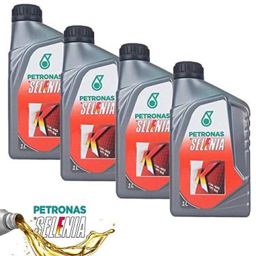 Imagem de Kit 4 Litros Oleo Motor Selenia K 15w40 S. Sintetico
