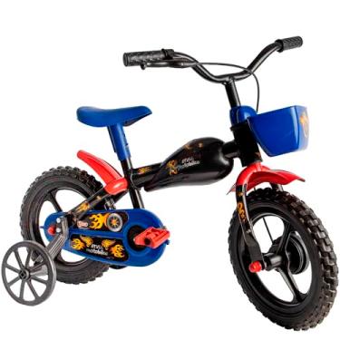Imagem de Bicicleta Aro 12 Infantil Estilo Moto Bike Da Styll Baby Com Rodinhas e Cestinho Design Atrativo Promovendo Desenvolvimento Físico Ideal Para Crianças Entre 3 á 5 Anos
