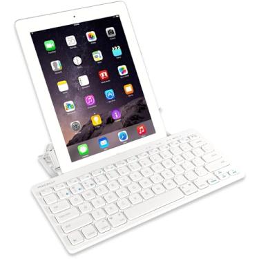 Imagem de Macally Teclado Bluetooth pequeno para Mac – Teclado sem fio com vários dispositivos para Mac Mini / Pro, Macbook Pro/Air, iMac, iPad, iPhone, PC, laptop – Compatível com teclado Apple sem fio compacto