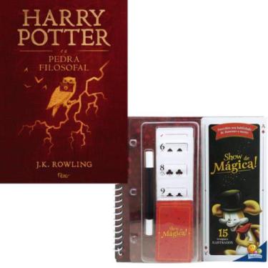 Imagem de Harry Potter E A Pedra Filosofal + Show De Mágica! - Kit De Livros