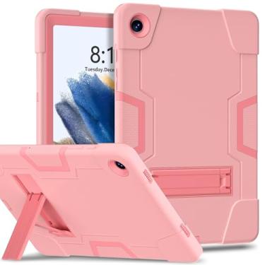 Imagem de Estojo protetor Compatível com Samsung Galaxy Tab A9 Plus SM-X210/216/X218 Capa de silicone para tablet com suporte, capa protetora robusta à prova de choque para serviços pesados Capa (Size : Rose G