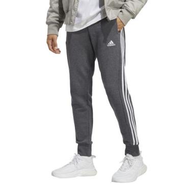 Imagem de Calça Masculina De Moletom Adidas Essential 3 Listras Punho