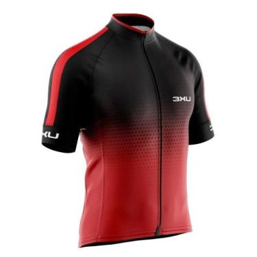 Imagem de Camiseta Masculina Ciclismo Refactor 3Xu Huracan Vermelha Manga Curta