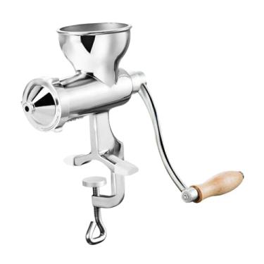 Imagem de WeiLaiKeQi Espremedor de grama de espremedor de imprensa fria portátil extrator de grama de folha verde espremedor manual para gengibre romã frutas