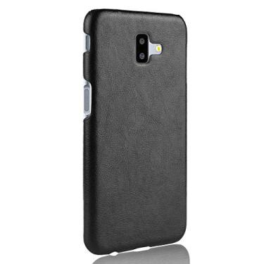 Imagem de Capa para Samsung Galaxy J6 Plus, capa para celular, proteção robusta 360° protege seu telefone, capa de couro granulado, capa para Samsung Galaxy J6 Plus