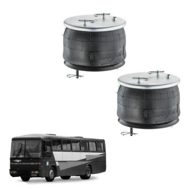 Imagem de Kit Bolsa Ar Suspensao Eixo Scania K124 Eb 6x2 Completa - Suspentech