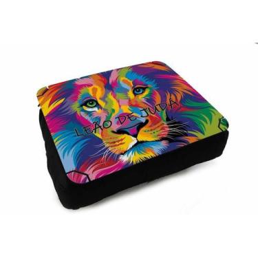Imagem de Almofada Bandeja para Notebook Laptop Leão de Judá - Deluzz