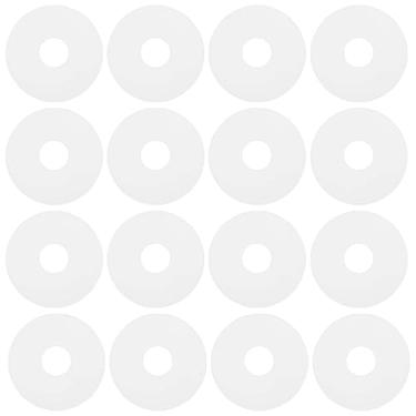 Imagem de Be In Your Mind 80 peças de vedação plana de silicone transparente OD 19 mm ID 6 mm espessura 1,5 mm junta plana de silicone para maçanetas de porta de chuveiro de vidro barras de toalha