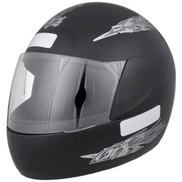 Imagem de Capacete Moto Liberty Four Pro Tork Tamanho 58 Fechado Azul, Preto Fos