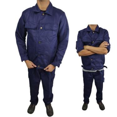 Imagem de Conjunto Uniforme Segurança Profissional EPI Construçao Civil Eletrici