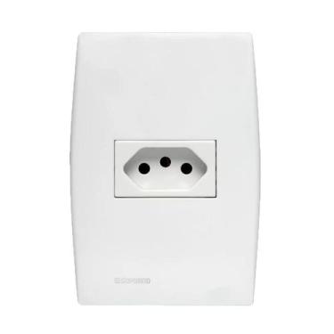 Imagem de Tomada Embutir 2P+T 20 Amperes Branca Linha Ilus 5UB99050 - SOPRANO