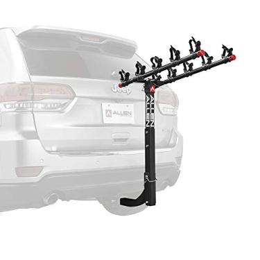 Imagem de Allen Sports Deluxe 5-Bike Hitch Mount Rack, Model 552RR-R, Black, 2-Inch Receiver