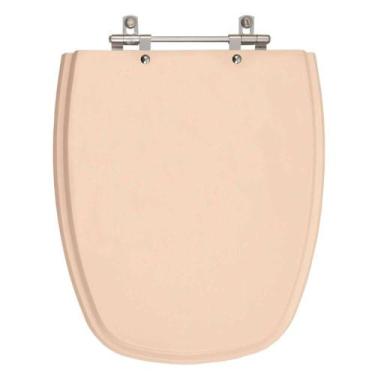 Imagem de Tampa de Vaso Monte Carlo Rosa Floral Para Bacia Deca - Pontto Lavabo