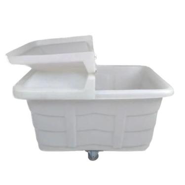 Imagem de Carro Cuba Plastica Polietileno Rotomoldado 430 Litros - MERCADO PLAST