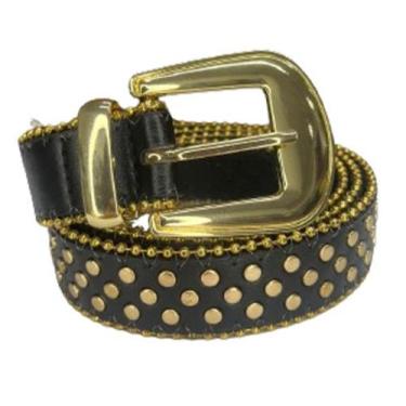 Imagem de Cinto Estilo Country Unissex Detalhe Metal Bolinhas Moda ZX-257A - shr