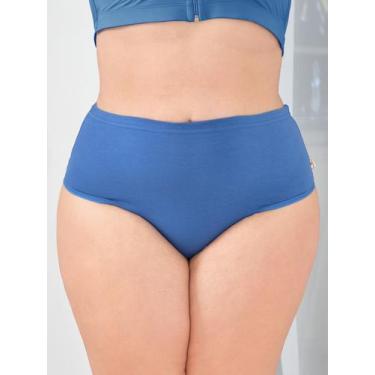 Imagem de Kit 6 Calcinha Cintura Alta Lycra Plus Size Conforto Gt - Fabulosa, So