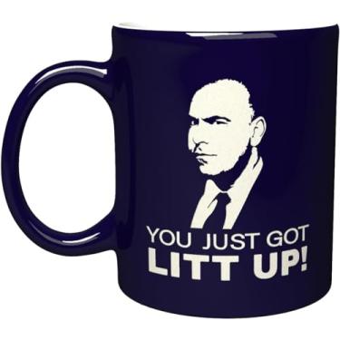 Imagem de NM NEXTMUG Caneca de cerâmica gravada - You Just Got Litt Up - Louis Litt Funny TV Show Suits Coffee Tea Cup