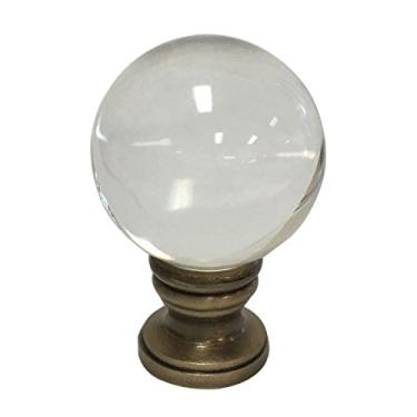 Imagem de Royal Designs, Inc. Acabamento de bola de cristal transparente para abajur, F-5045AB-1,...