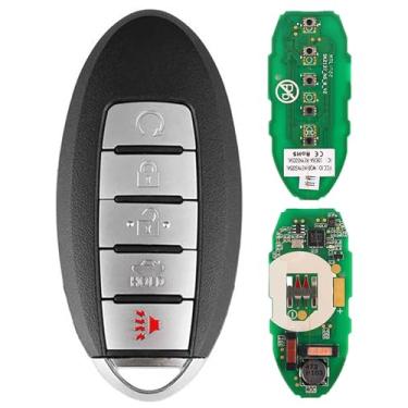 Imagem de Autel Ikey Chave inteligente programável IKEYNS5TPR IKEYNS005AL para Nissan-Style Ultra-Long Range para veículos 700+ programados com Autel KM100 IM508 IM608