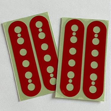 Imagem de Adesivos de captador para Humbucker // Ibanez RG - Vermelho