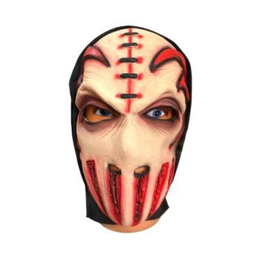Imagem de Fantasia Máscara assustadora sem boca cortado costurado - Blook