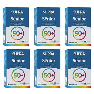Imagem de Kit 6 Supra Sênior 50+ 60 Cápsulas - Herbamed